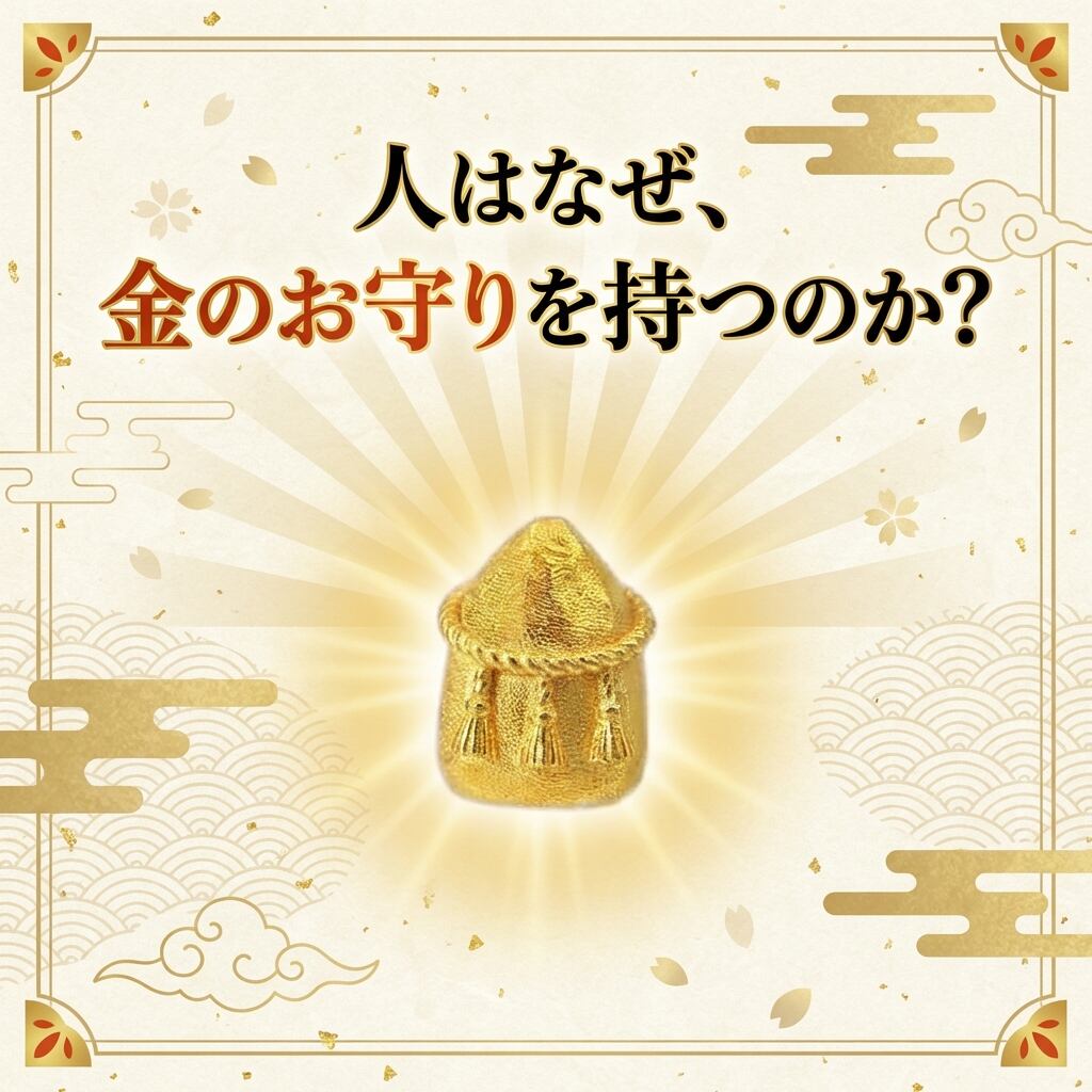 人はなぜ、金のお守りを持つのか？ | JUNGOLD【純金の世界】