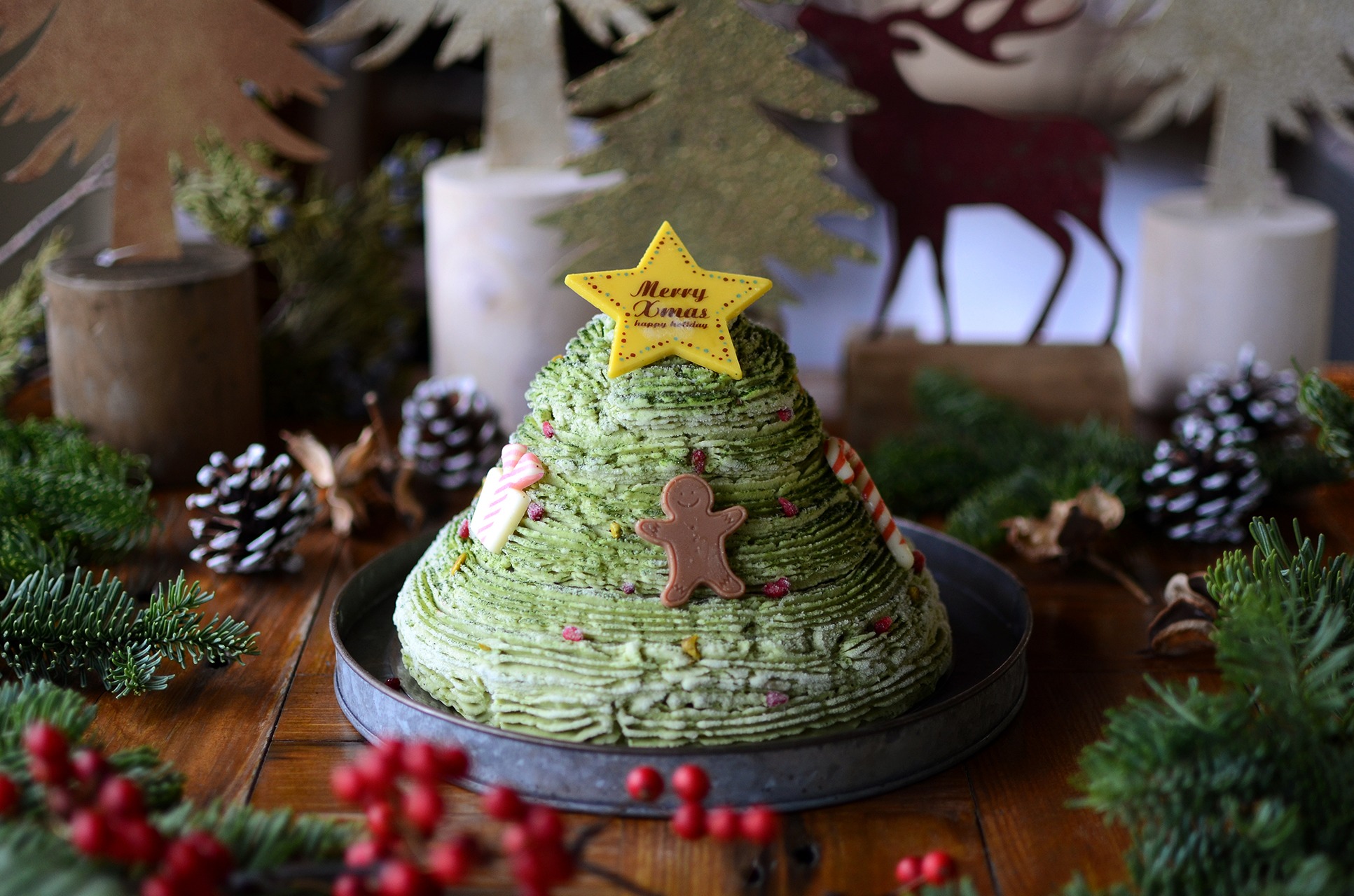 予約受付中 ジェラートケーキ Christmas Tree クリスマスツリー Gelato Caffeいざわ苺園 Online