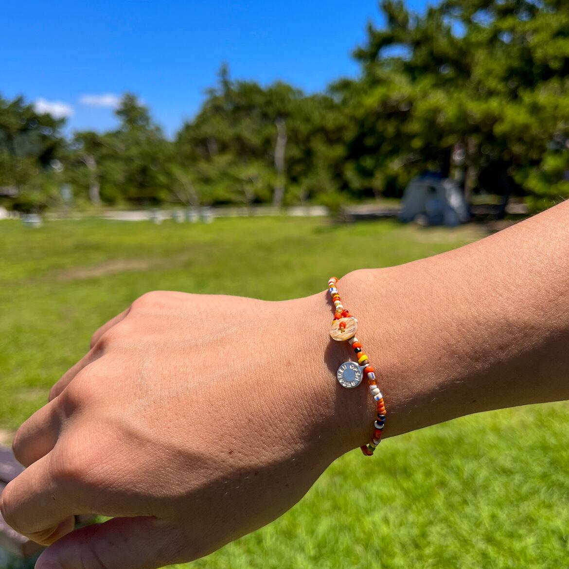 ANTIQUE BEADS BRACELET GROWN IN THE SUN 特注品 | MINTENS