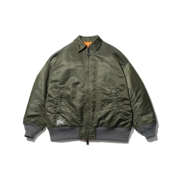 【FreshService】リバーシブル仕様！フライトナイロン素材のスイングトップ型ブルゾン