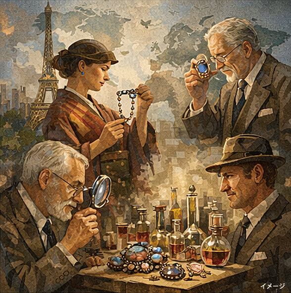 サフィレット（Saphiret）とは？アンティークジュエリー「幻の変色