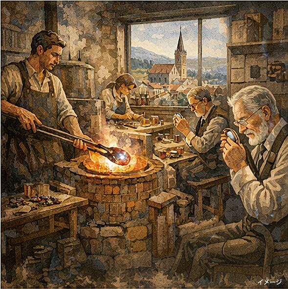 サフィレット（Saphiret）とは？アンティークジュエリー「幻の変色