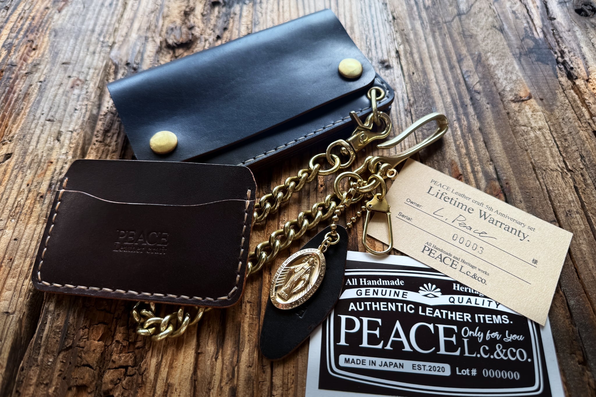 PEACE Leather craft トラッカーウォレット　43,000円超 ミディアムショートトラッカーを約2か月使ってみた（店長レビュー