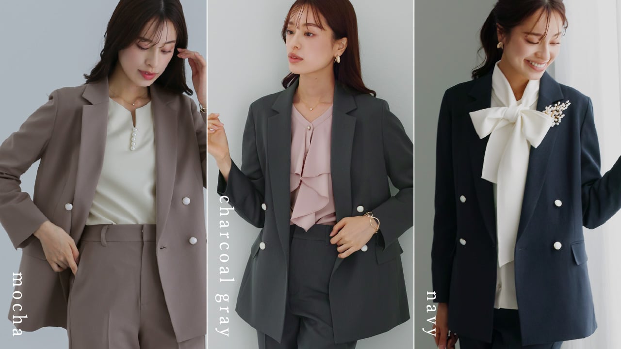 NEW IN ! セットアップ対応《 ウォッシャブルツイルストレッチ