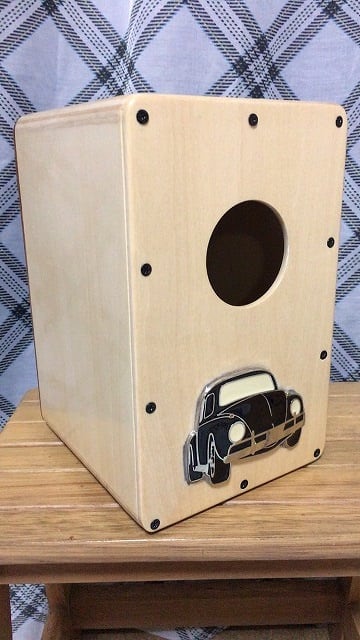 手作りカホン ブルー