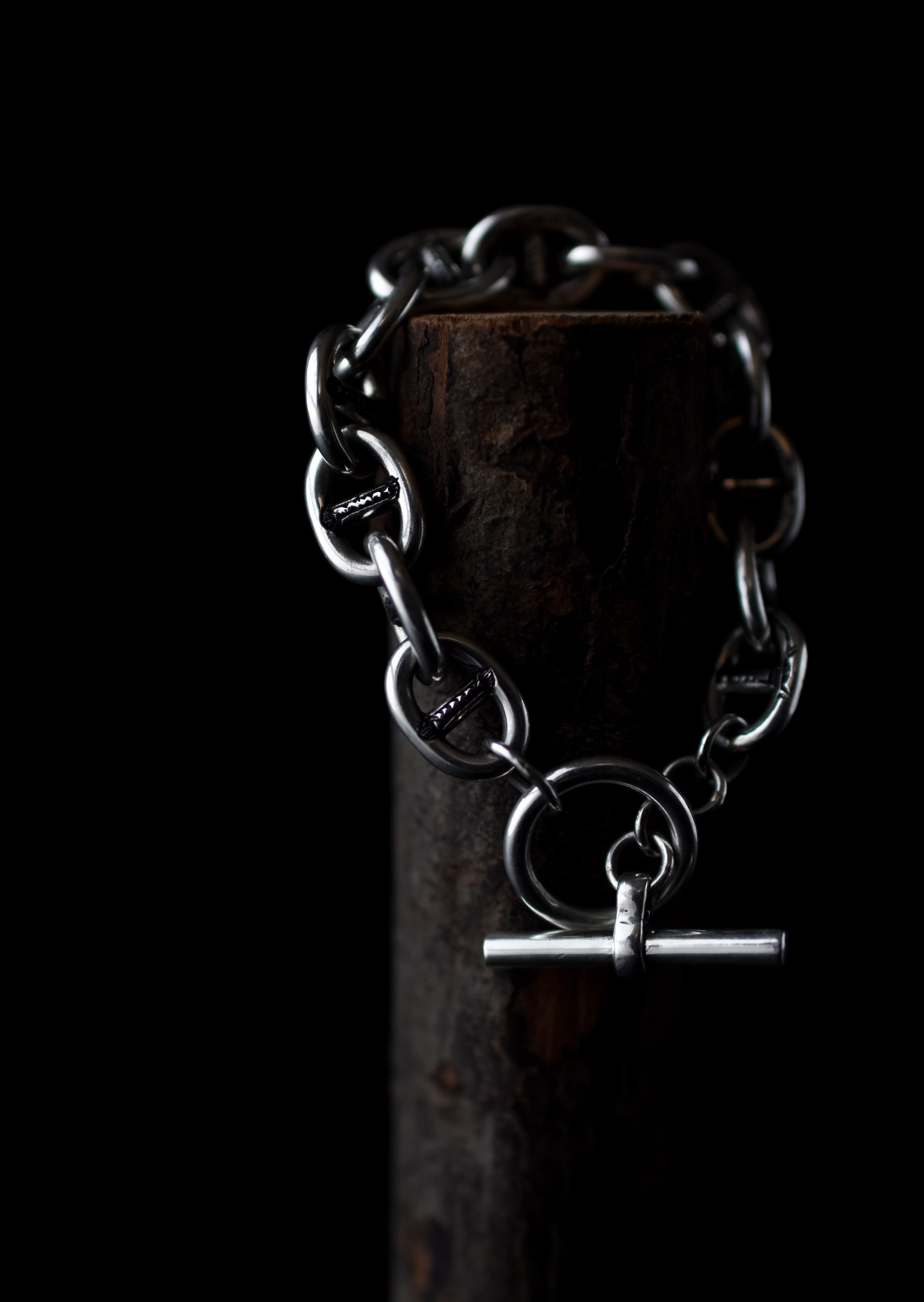 Touareg Silver × Anchor chain Bracelet | côté Touareg Silver × Anchor chain Bracelet | côté