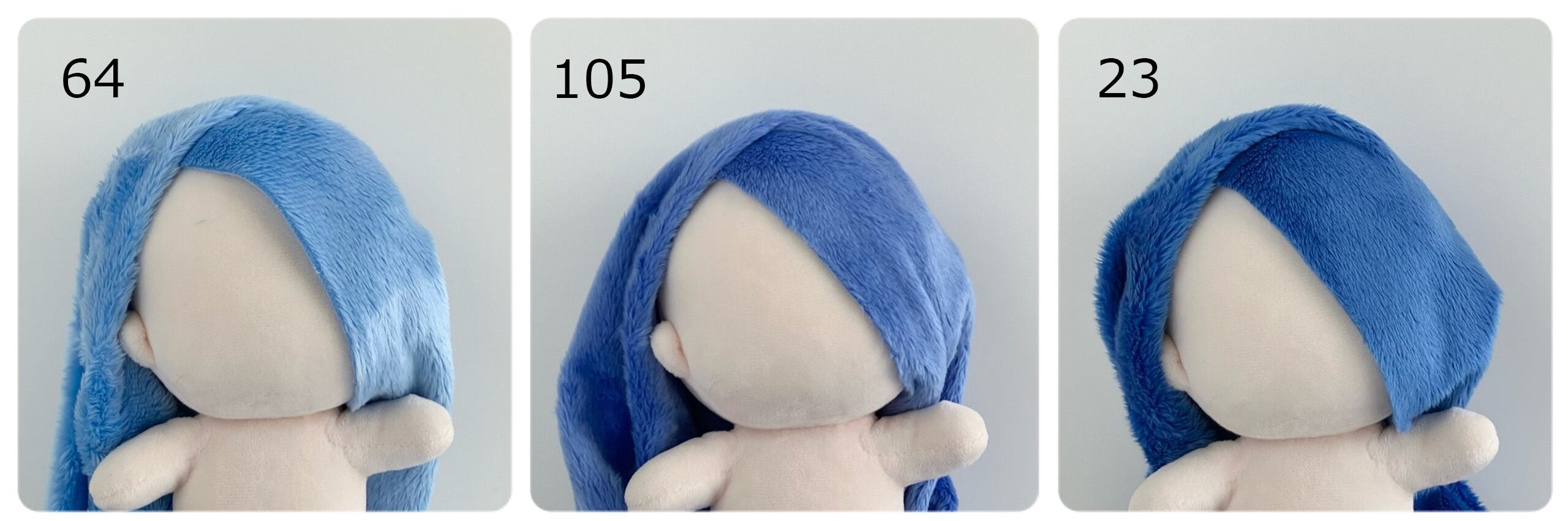 5mmボア色比較まとめ【青系】 | Little Closet │ ぬい服・ぬい活の通販