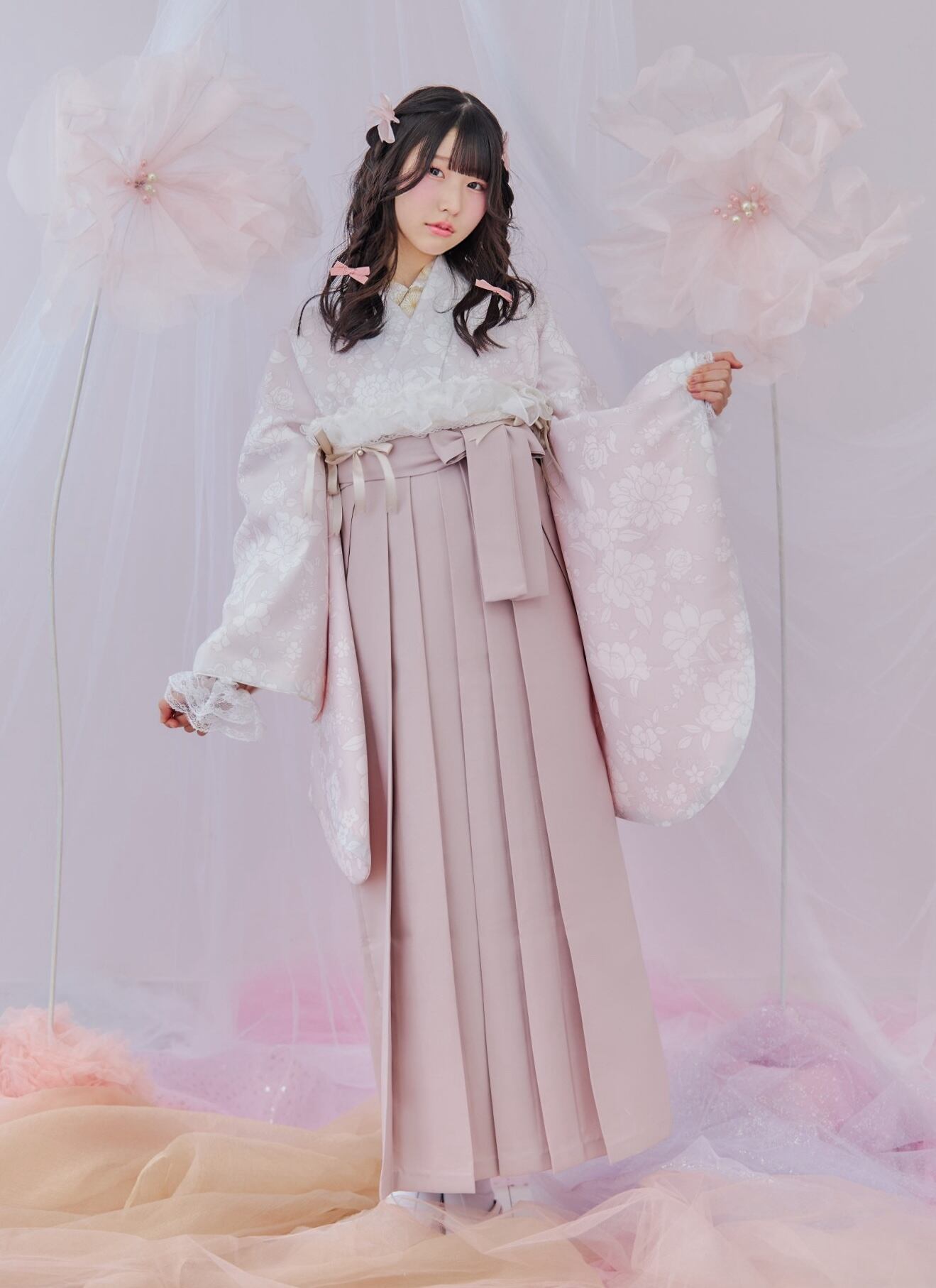KIMONO LARME袴アルバム♡高実こな♡MILKY PINK | KIMONO LARME