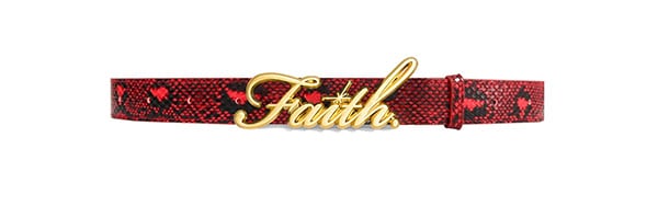 faith by luis ベルト　円堂守着用 2020年に設立されたアメリカ発のプレタポルテブランド「フェイス・バイ