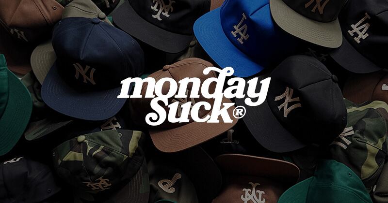 最終値下げ‼️新品‼️ MONDAYSUCK OG City Cap BLACK MONDAYSUCK