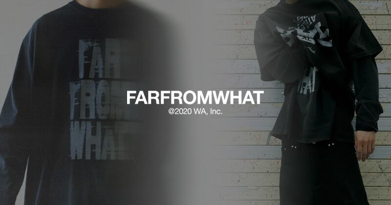 far archive far from what ロンT長袖 韓国 FAR FROM WHAT
