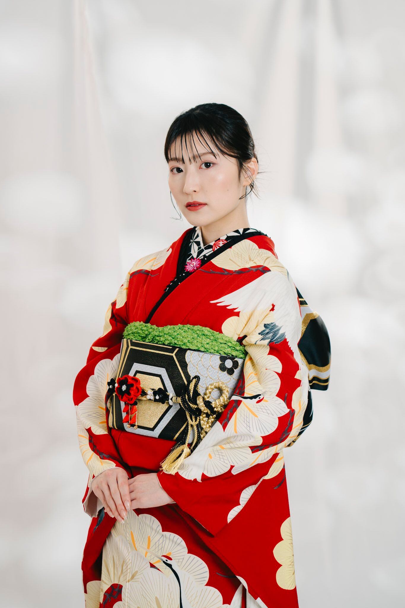 今丘葉月】SAKURA TOKYOにて振袖モデルを務めさせていただきまし