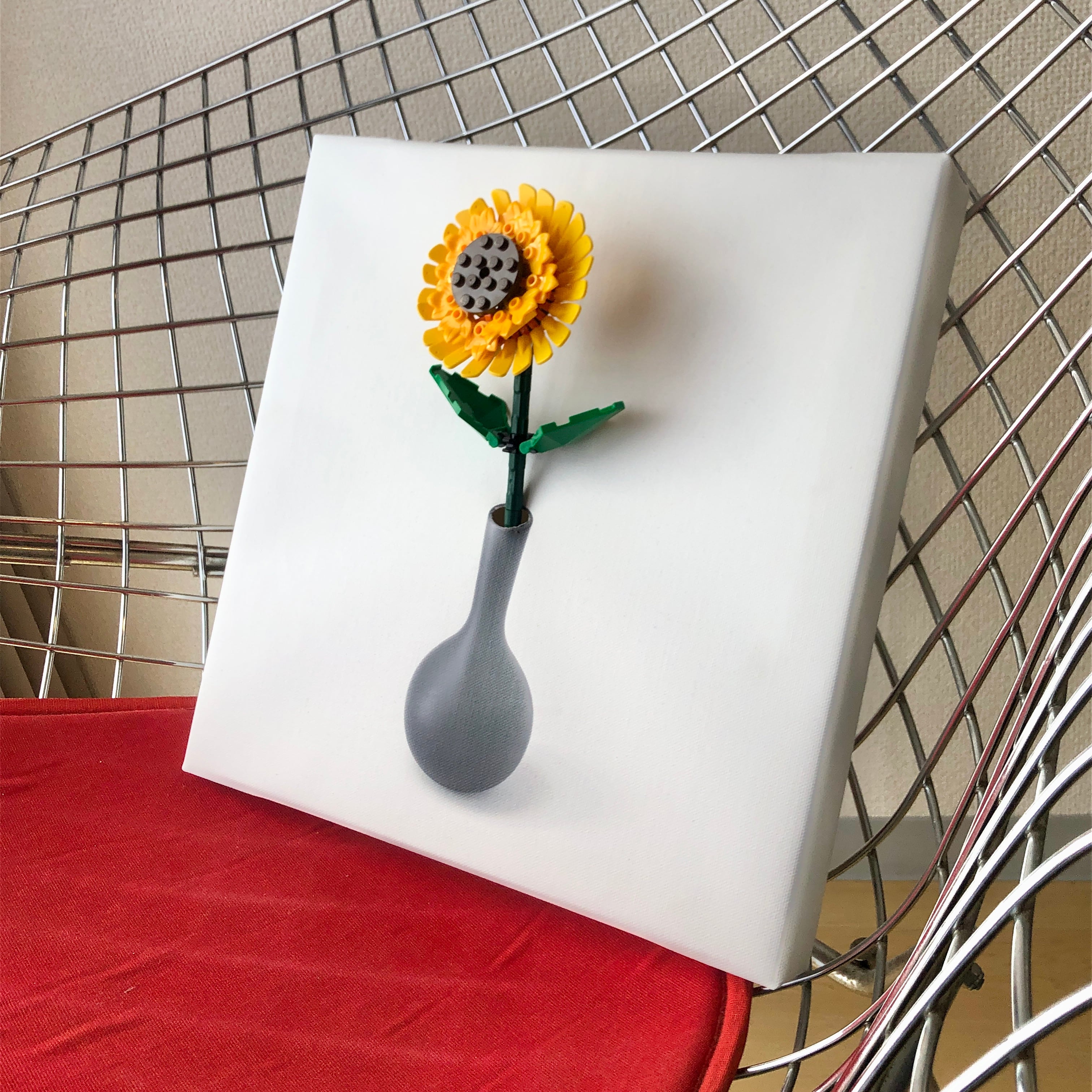 レゴのひまわり🌻 | IKEBANA ARTDECO /「一輪挿し × アート