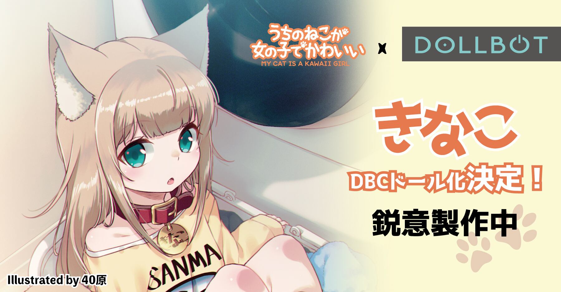うちのねこが女の子でかわいい』ドール化のお知らせです! | DOLLBOT うちのねこが女の子でかわいい』ドール化のお知らせです! | DOLLBOT
