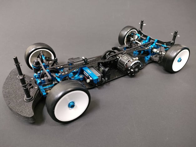 低重心化！TRF420X対応ローマウントダンパーステー開発テスト中