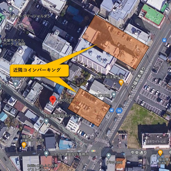 ショップ駐車場
