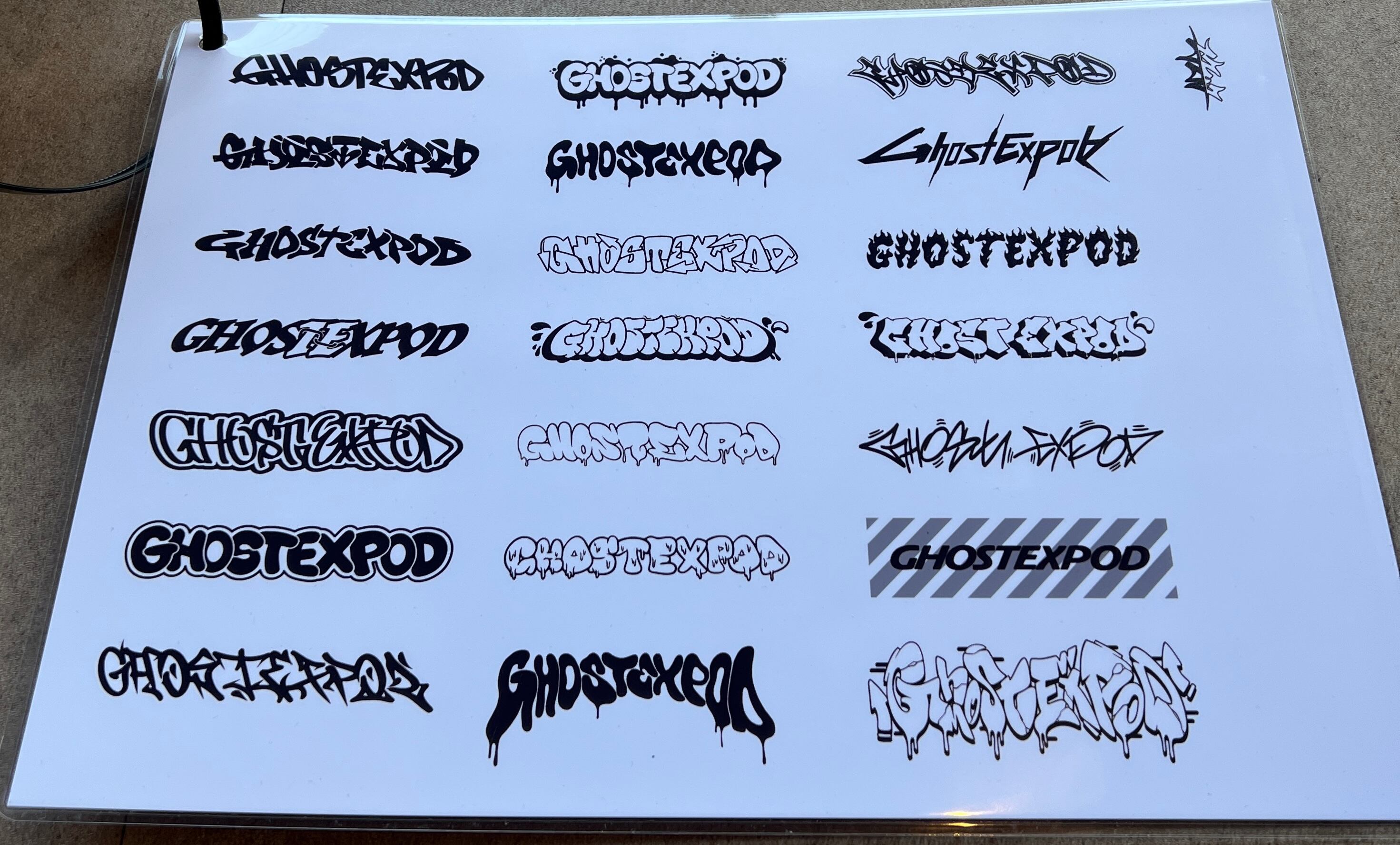 店舗限定サービス【レーザー刻印】のお知らせ | GHOST EXPOD