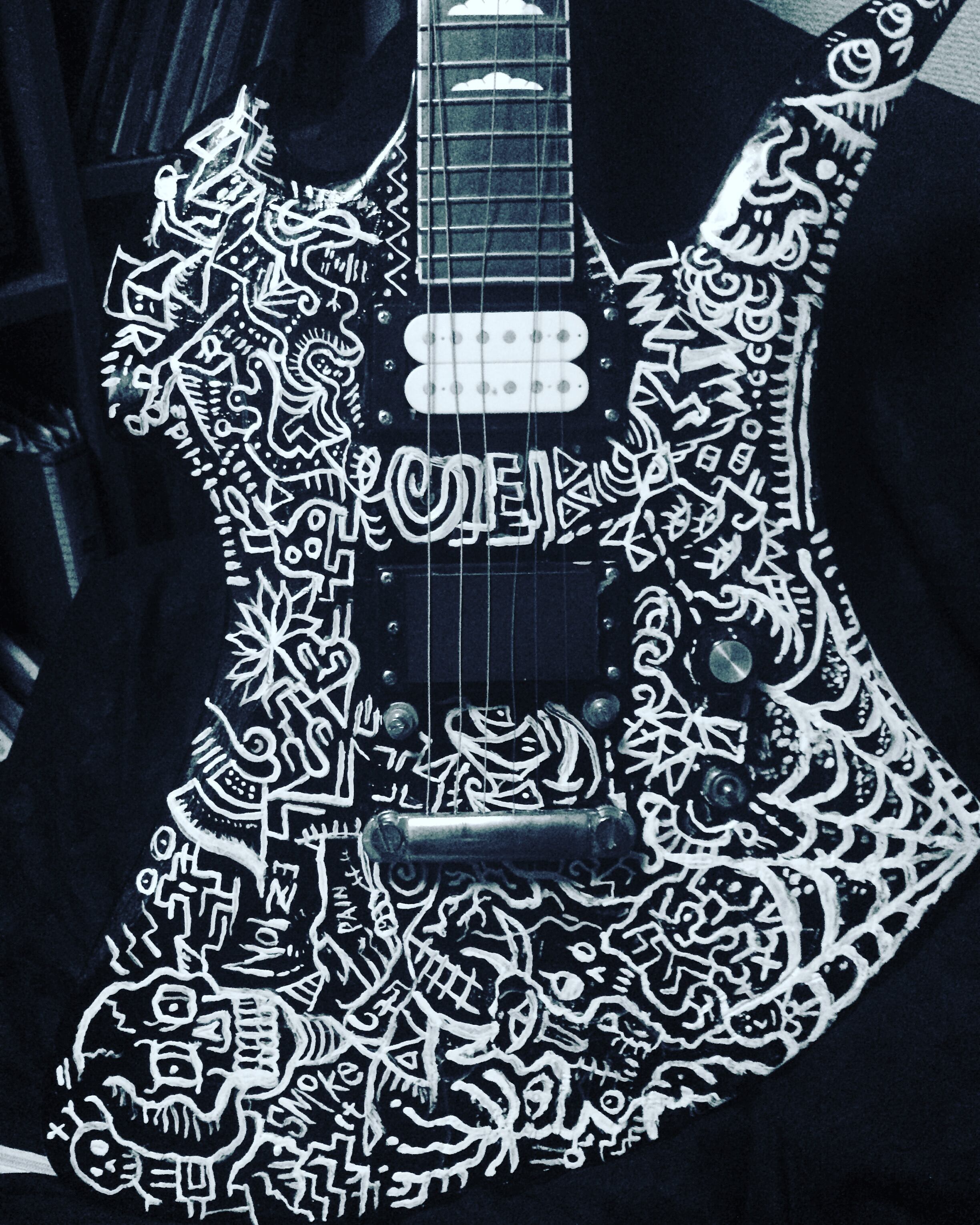 hideモデル仕様サイケペイント モッキンバード ジャパン