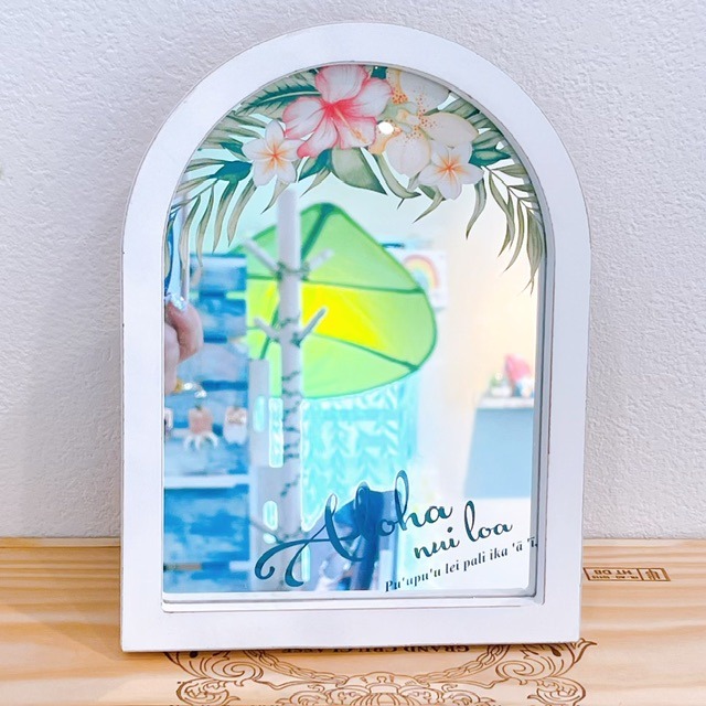 🌺覗くとそこはHAWAII？？朝も夜も自分の笑顔に愛を注入できる鏡