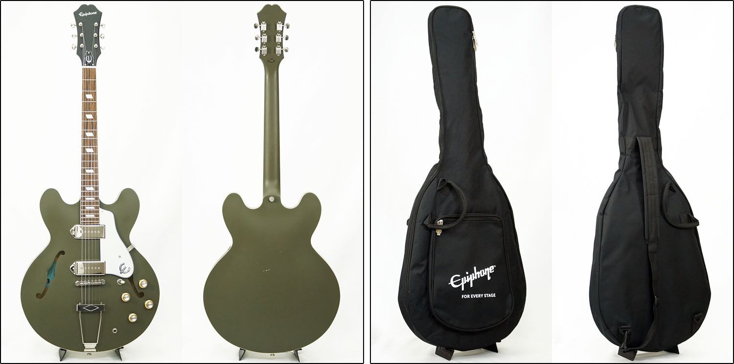 特選中古品！渋い艶消し仕様のエピフォン・カジノ「Casino Worn」が