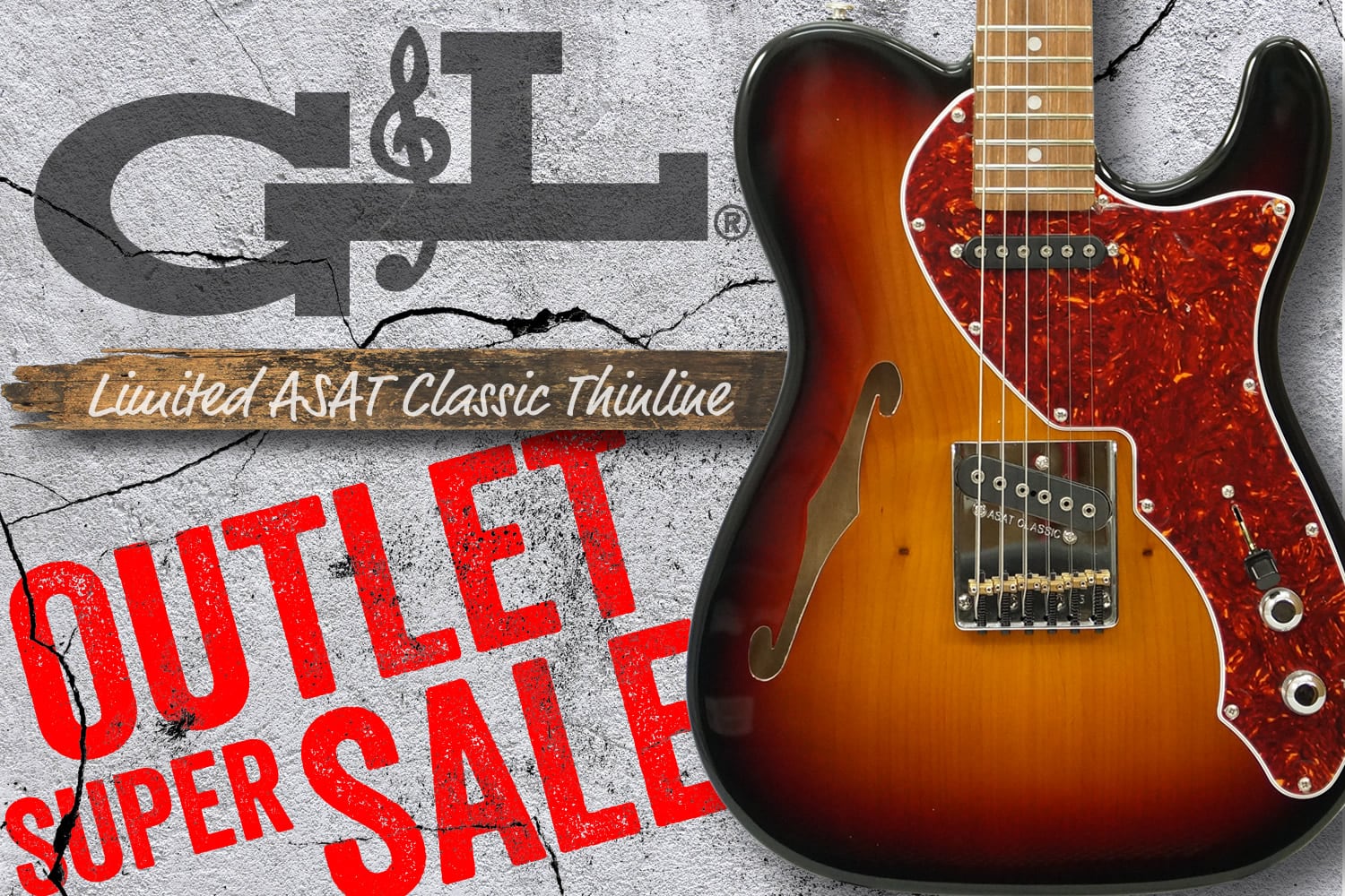 G&L祭り！USAメイドの限定モデル「Limited ASAT Classic Thinline