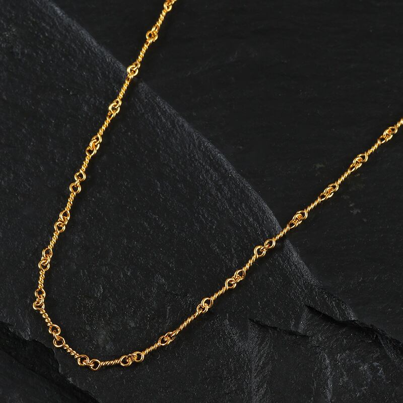 ゴールドツイストチェーン アンクレット 新作情報】待望のツイストチェーン販売開始！！ | Gelry online shop