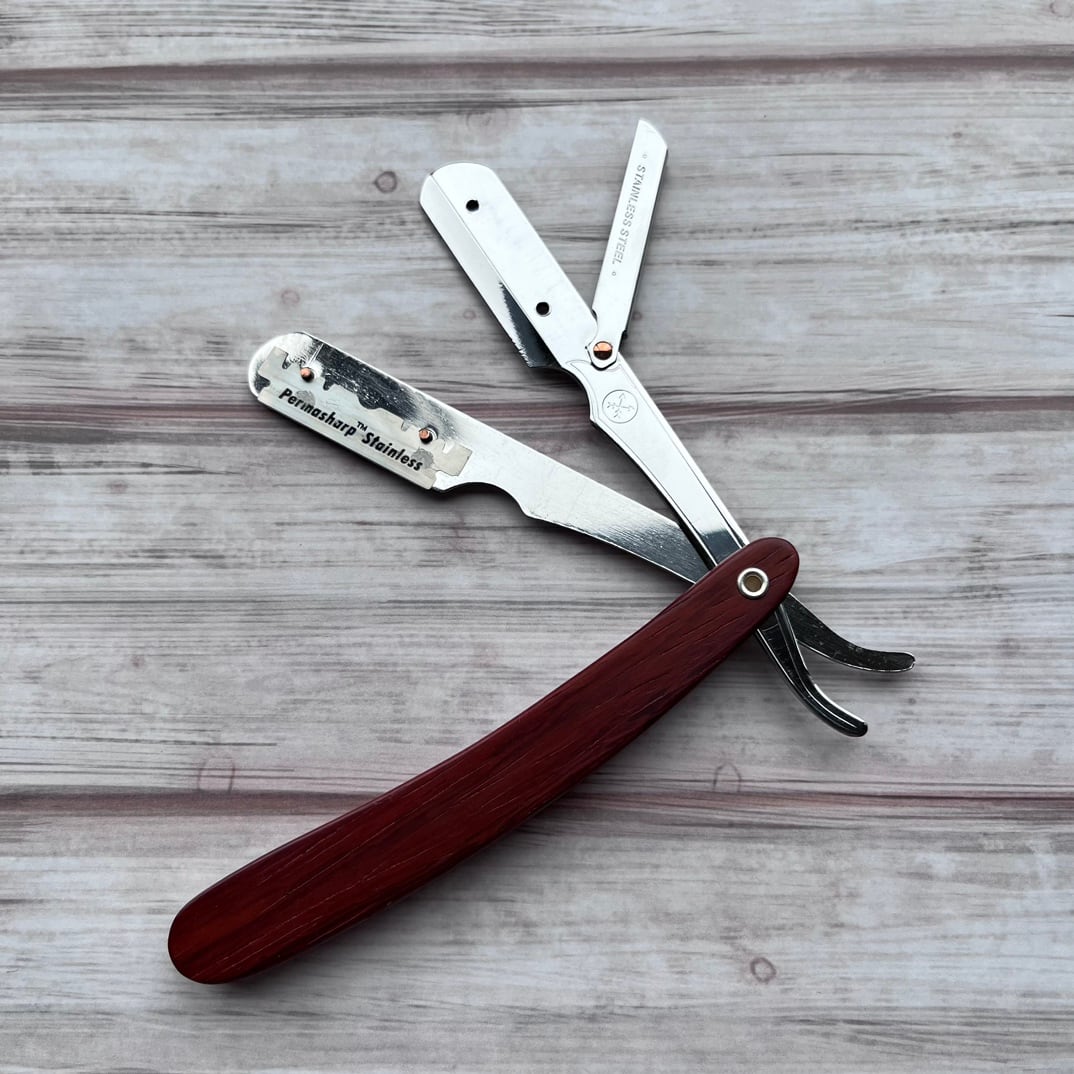 Parker barber razor （パーカー・バーバーレザー）替刃の取り付け