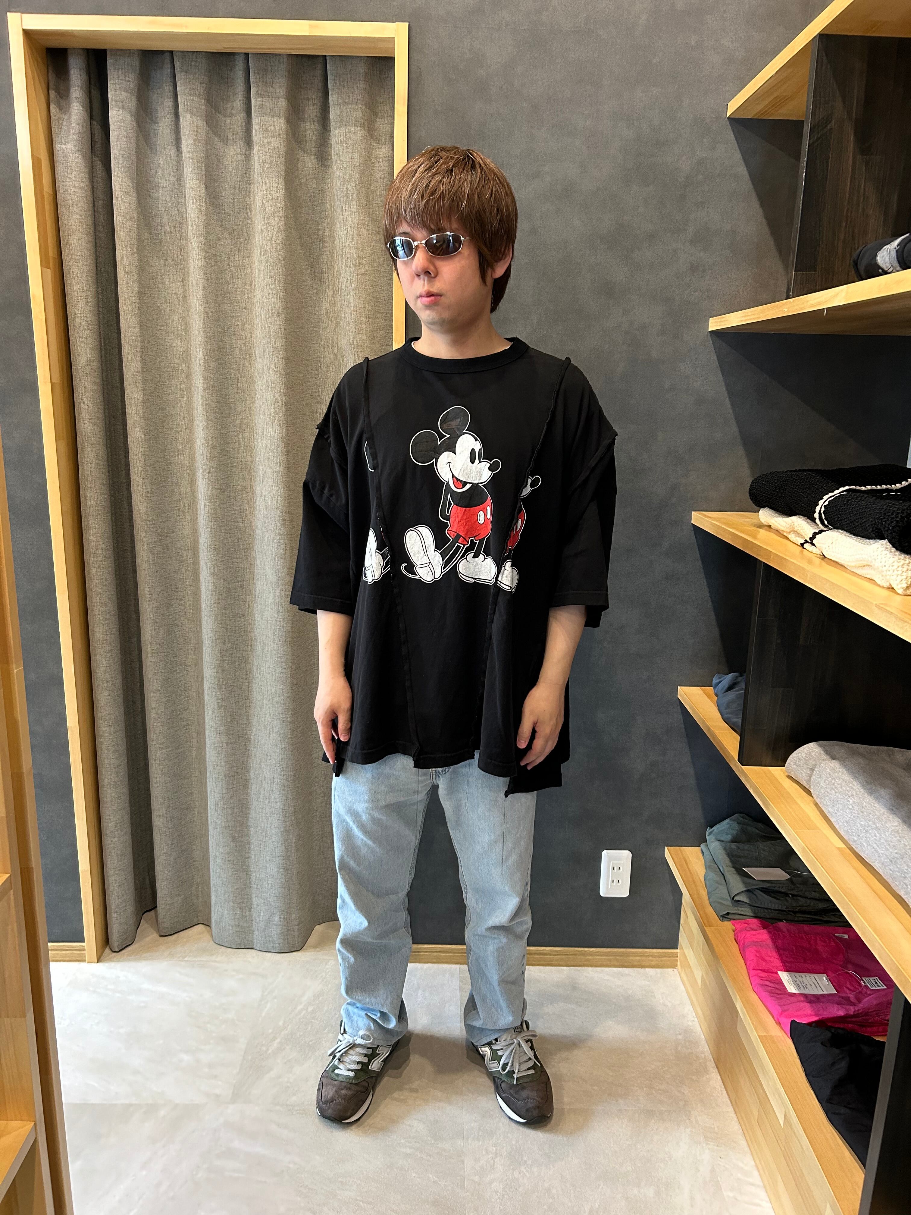 CADUNE❤︎＜別注＞ミッキーマウス❤︎パール付きTシャツ 新品 CADUNE カデュネ ＜別注＞ミッキーマウス/パール付きT