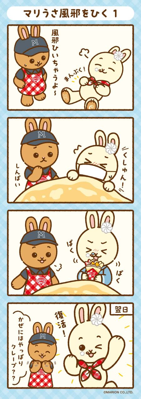マリうさの日常🐰🍫☁️ | マリうさ|マリオンクレープ公式 マリうさの日常🐰🍫☁️ | マリうさ|マリオンクレープ公式