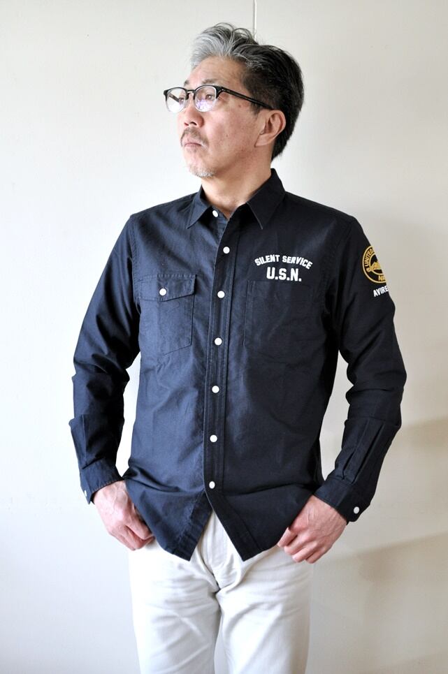 AVIREX アビレックス メンズ 長袖シャツ ミリタリーシャツ