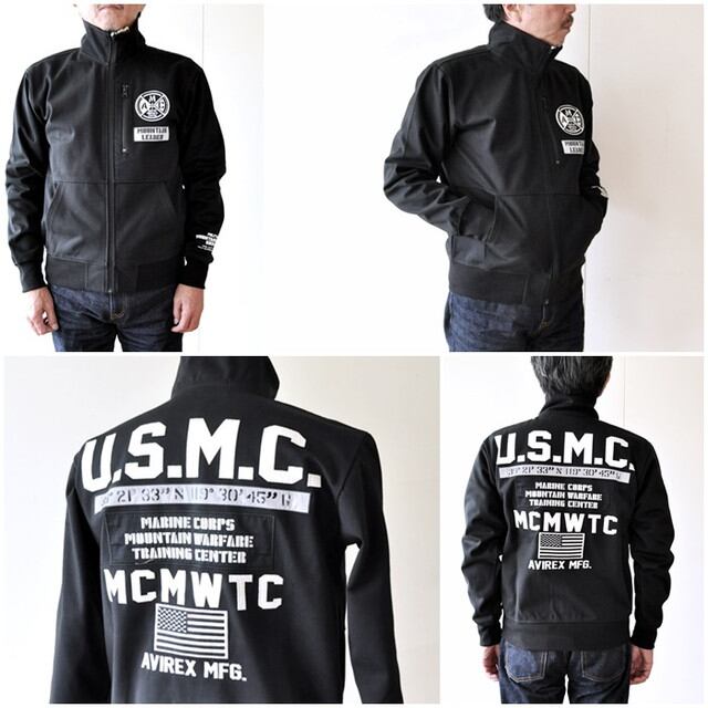 AVIREX アビレックス スタンドジップジャケット ボンディング