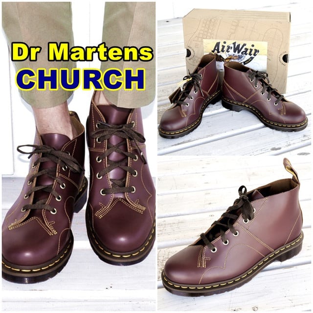 ドクターマーチン　ブーツ　church monkey boots