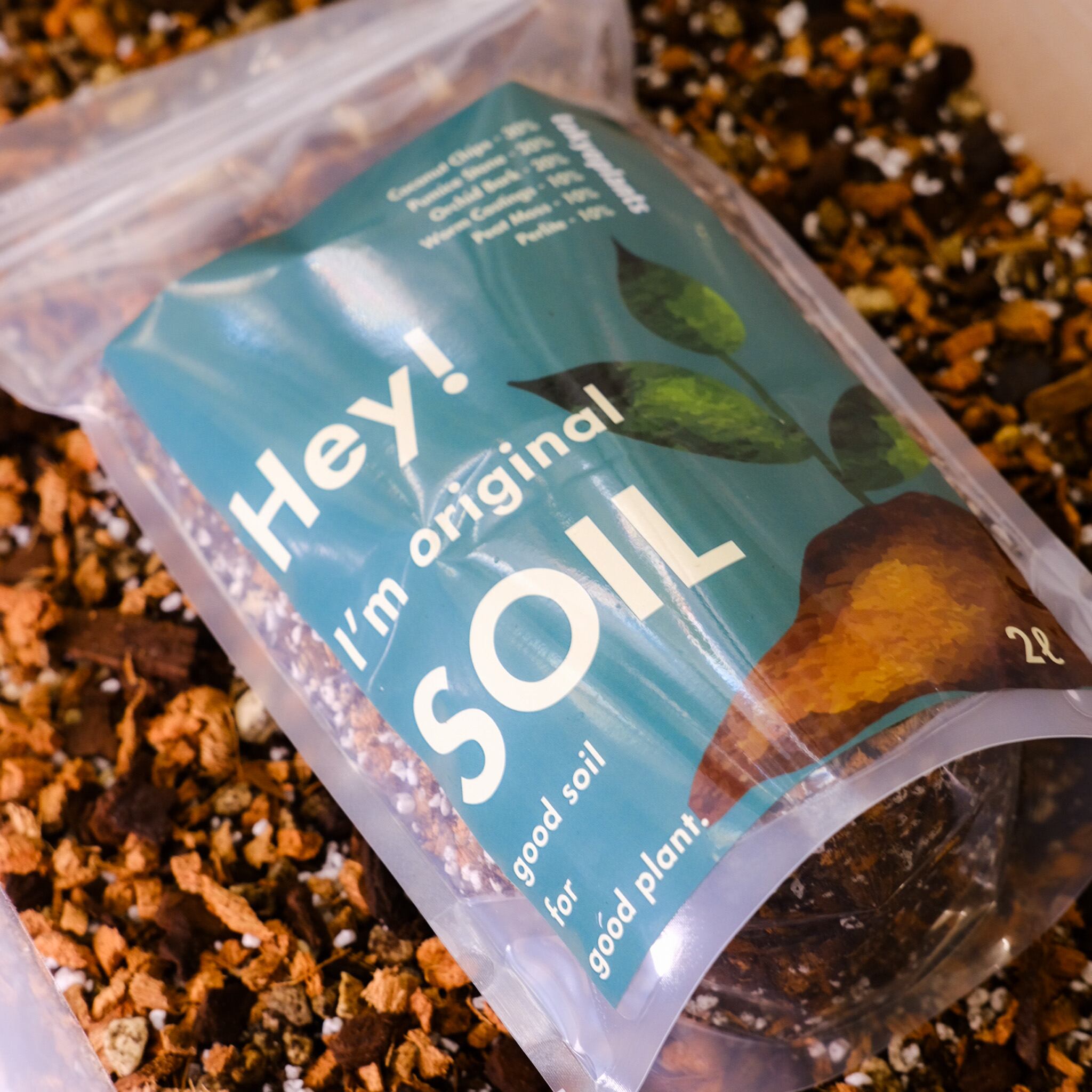 観葉植物の土『 I'm original SOIL / 2ℓ 』の販売をはじめました