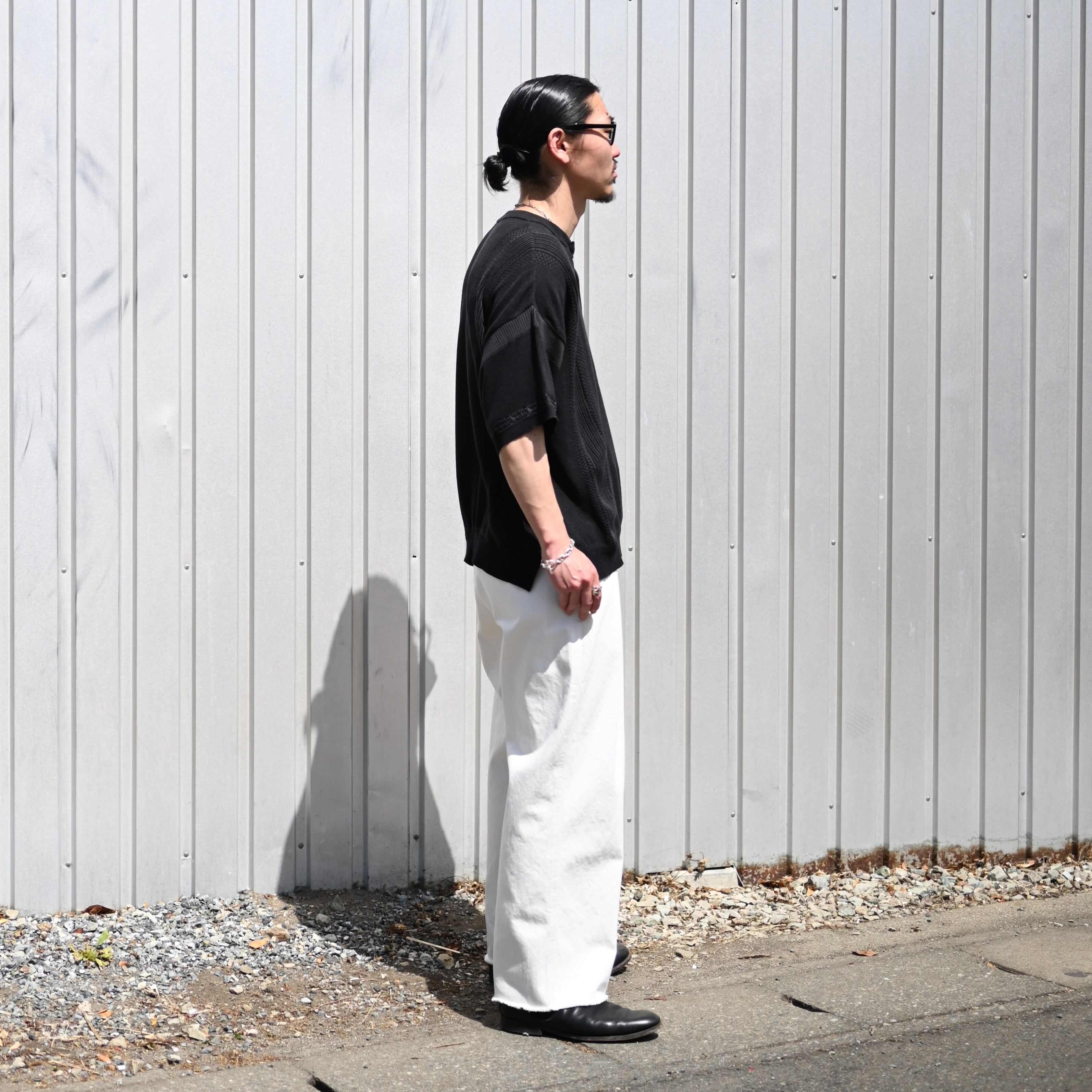 YASHIKI(ヤシキ）コットン100%で仕立てられた、洗濯可能なヘンリー