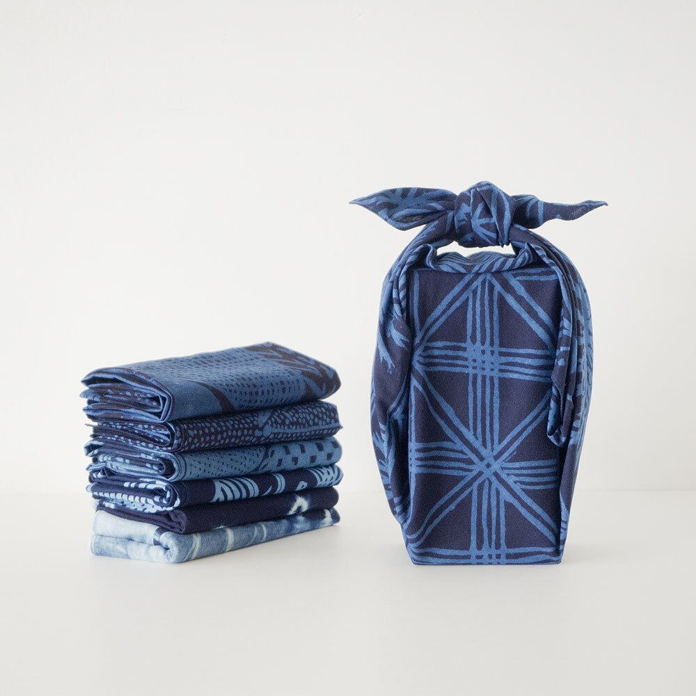 アディレ・エレコ/ヨルバ族の昔ながらの藍染　アフリカ　レア アディレ・エレコ/ヨルバ族の昔ながらの藍染 アフリカ レア