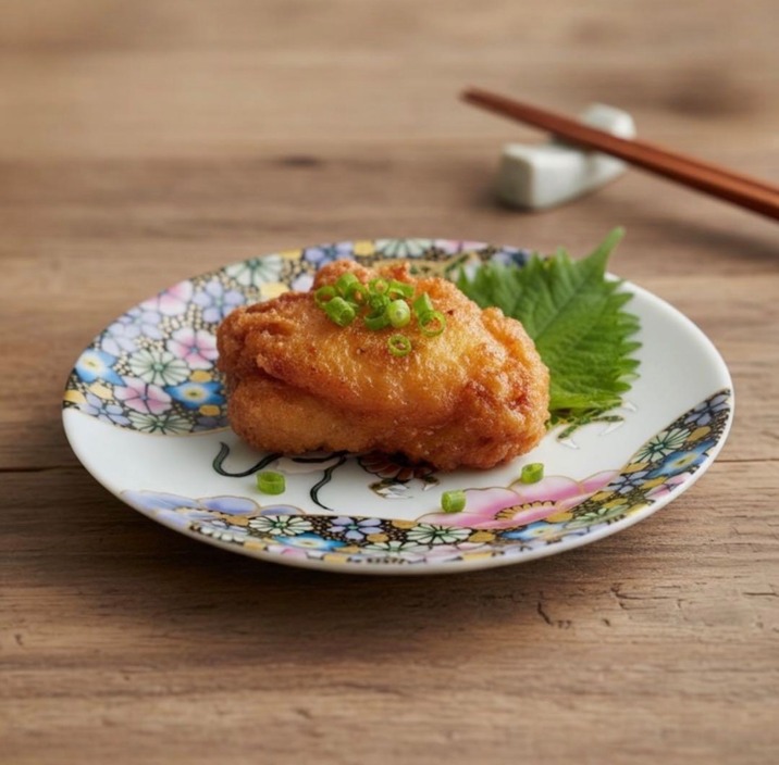 九谷焼 幸窯 泡玉 鬼文 足付き 長角皿 】 | 和食器 えとふく