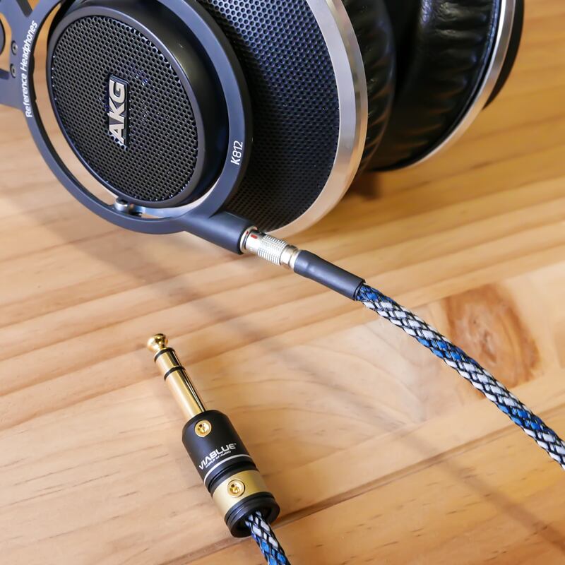 お客様オーダー分 AKG K812用 ケーブル制作完了しました