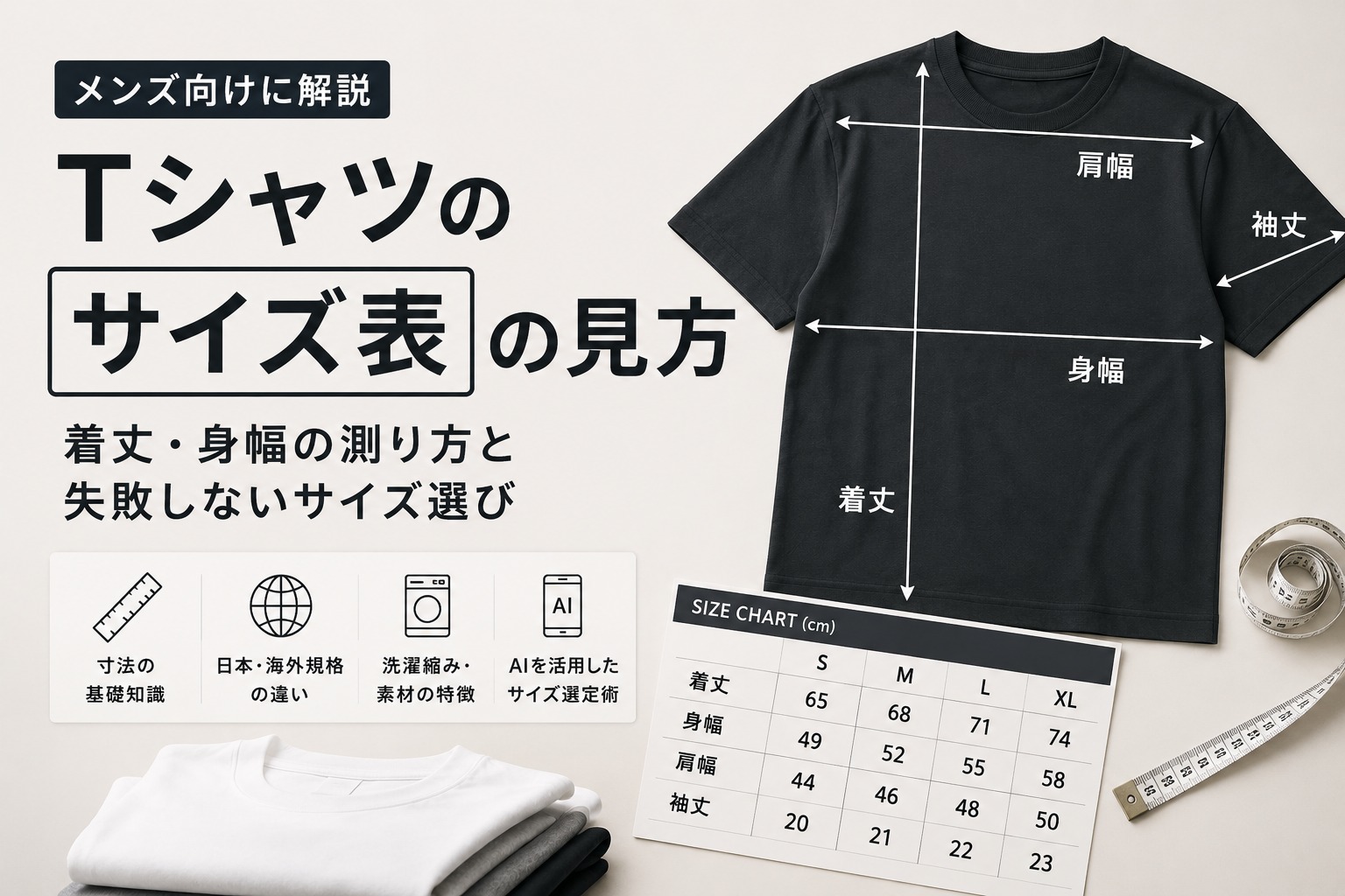 服 サイズ メンズ