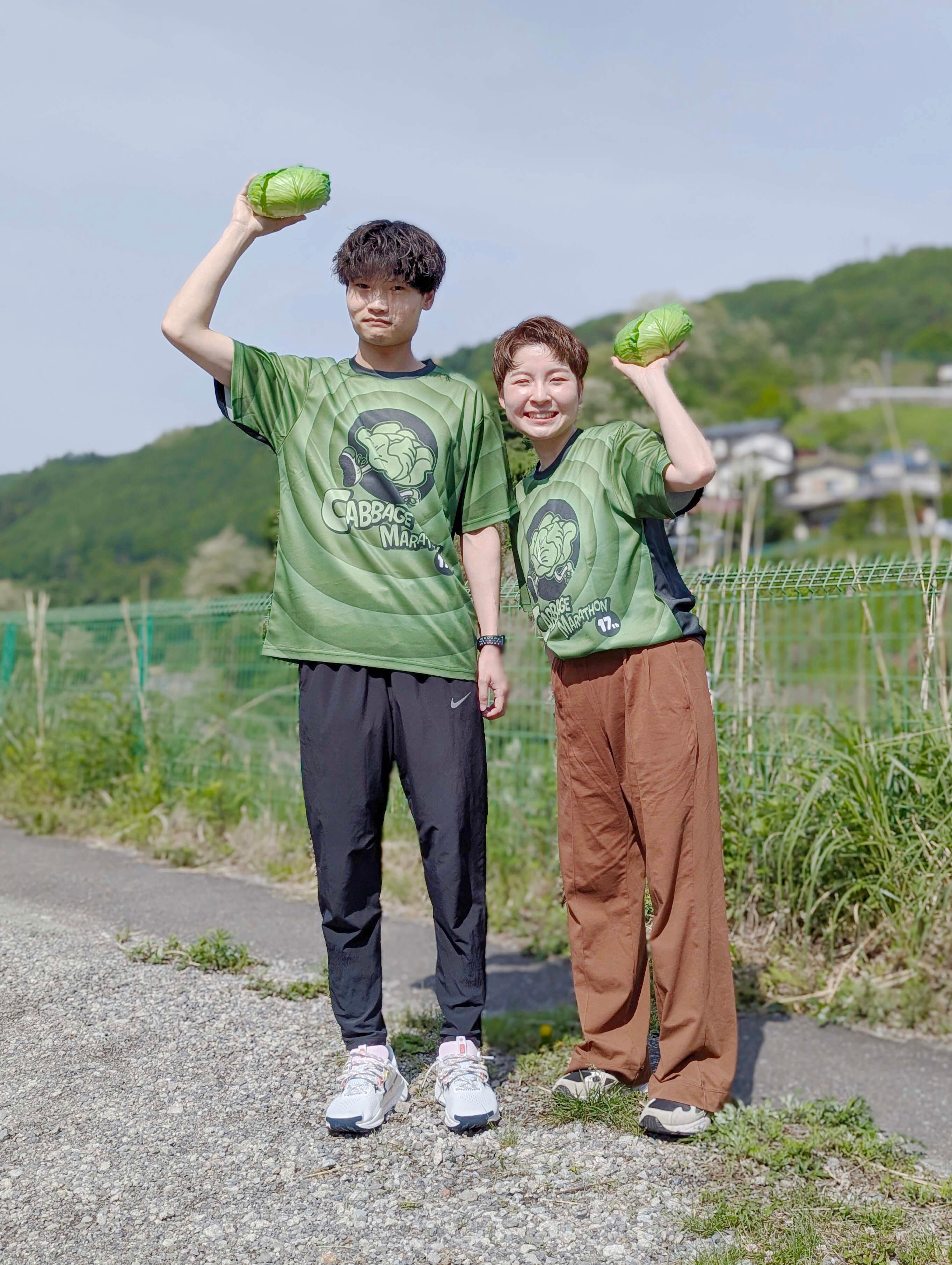 嬬恋高原キャベツマラソン公式グッズ】オリジナルTシャツ2025