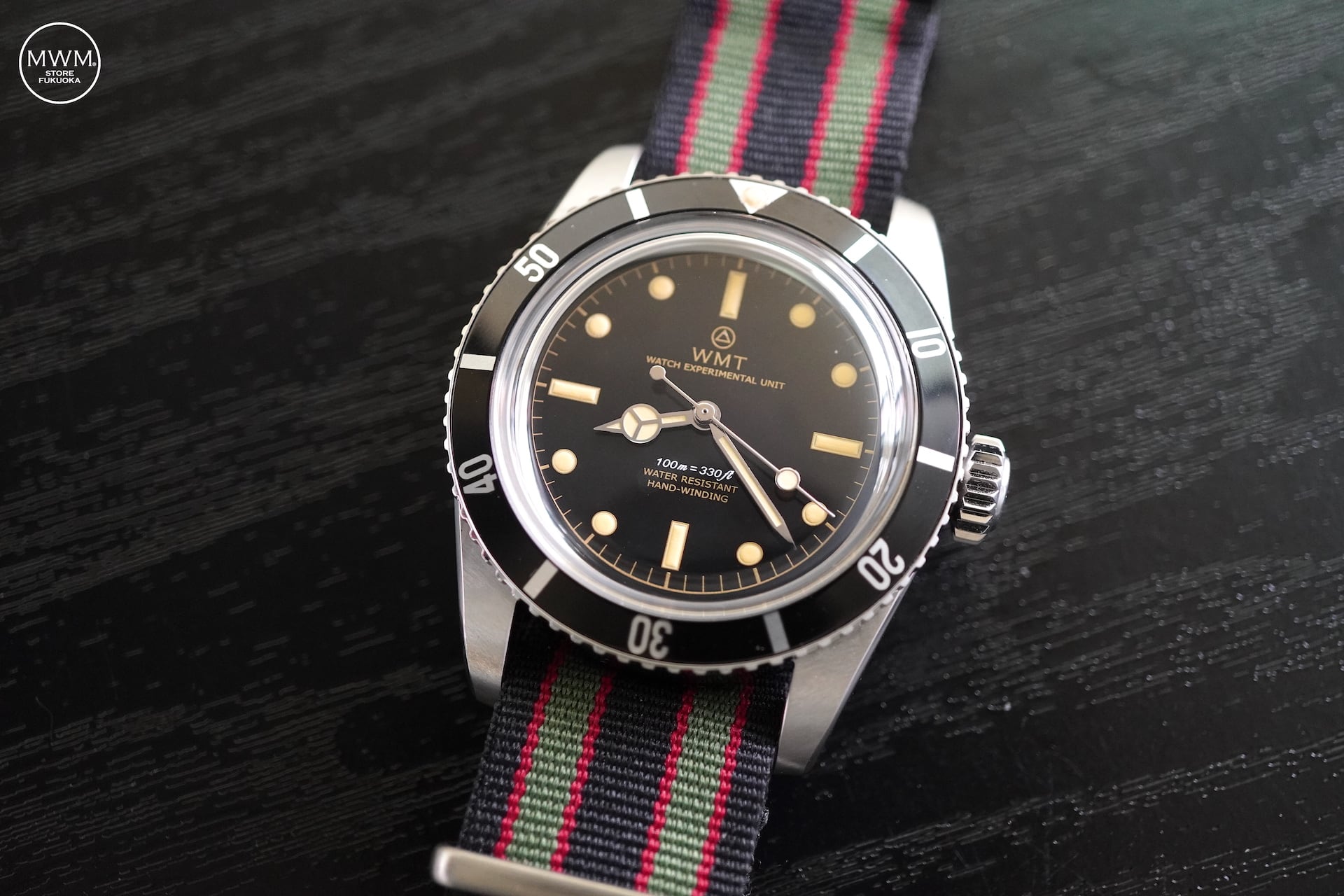 新品！WMT SEA DIVER 時計 エイジド加工 自動巻