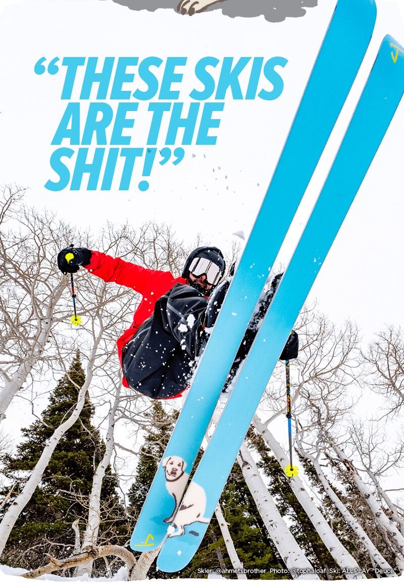 J skis 22/23 モデル紹介「オールプレイ」3グラフィック | スキーバム商会