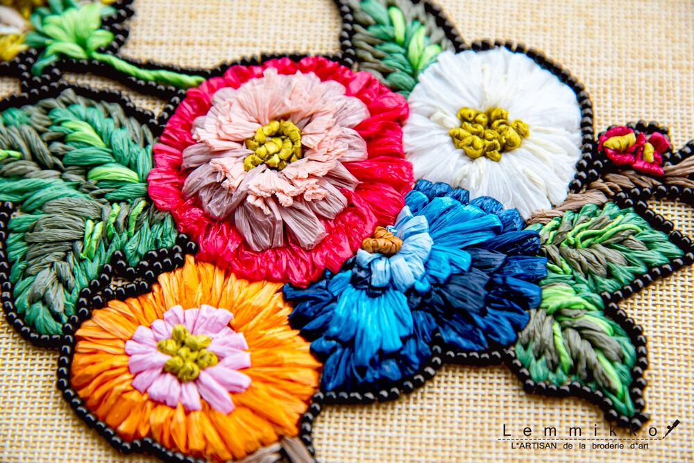 atelier – ラフィアの刺繍 | Colorbucket by Lemmikko