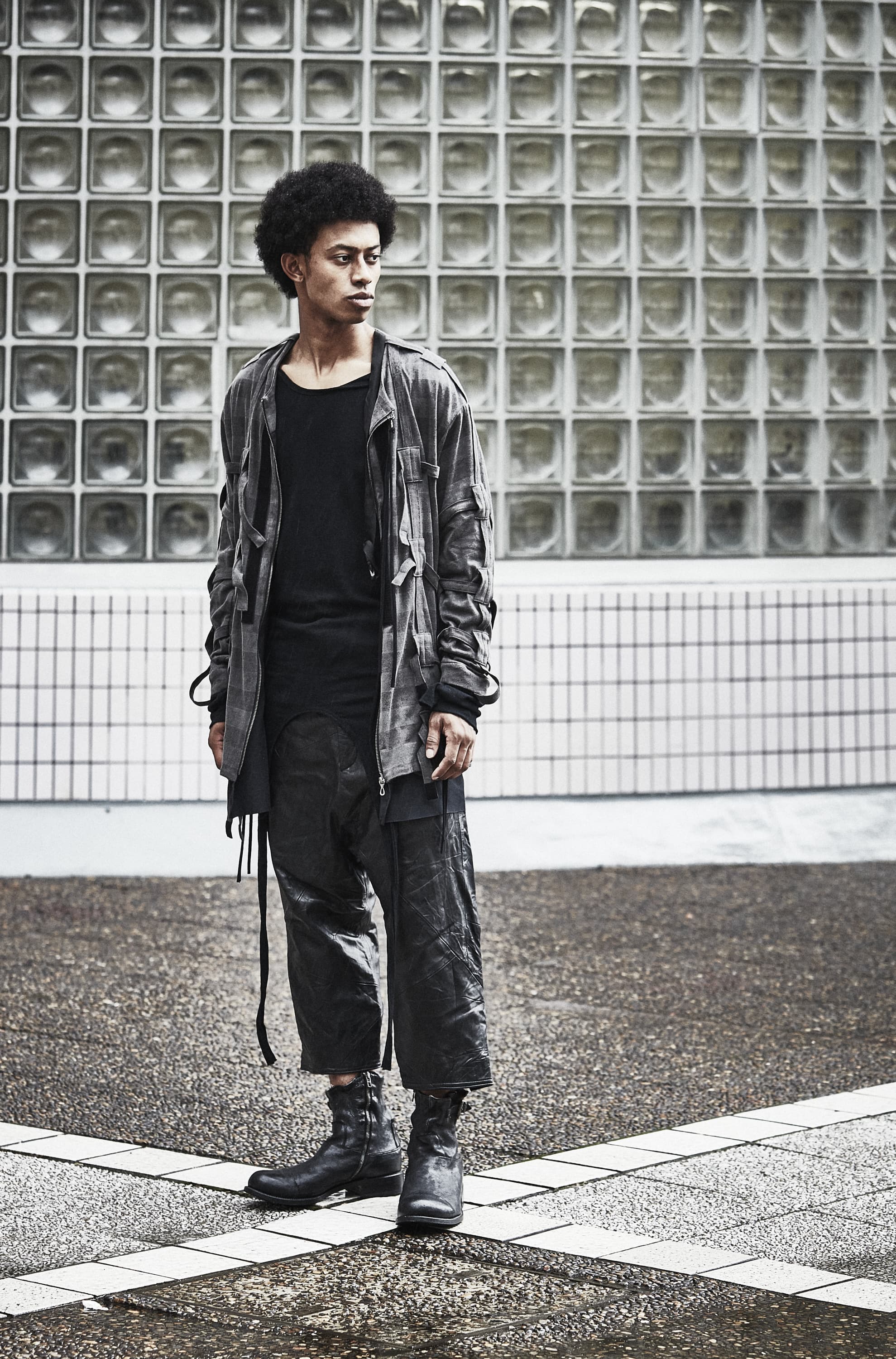 Yasuyuki Ishii ヤスユキイシイ レイヤードノースリーブコート M yasuyuki ishii ノースリーブコート Yasuyuki Ishii ヤスユキイシイ