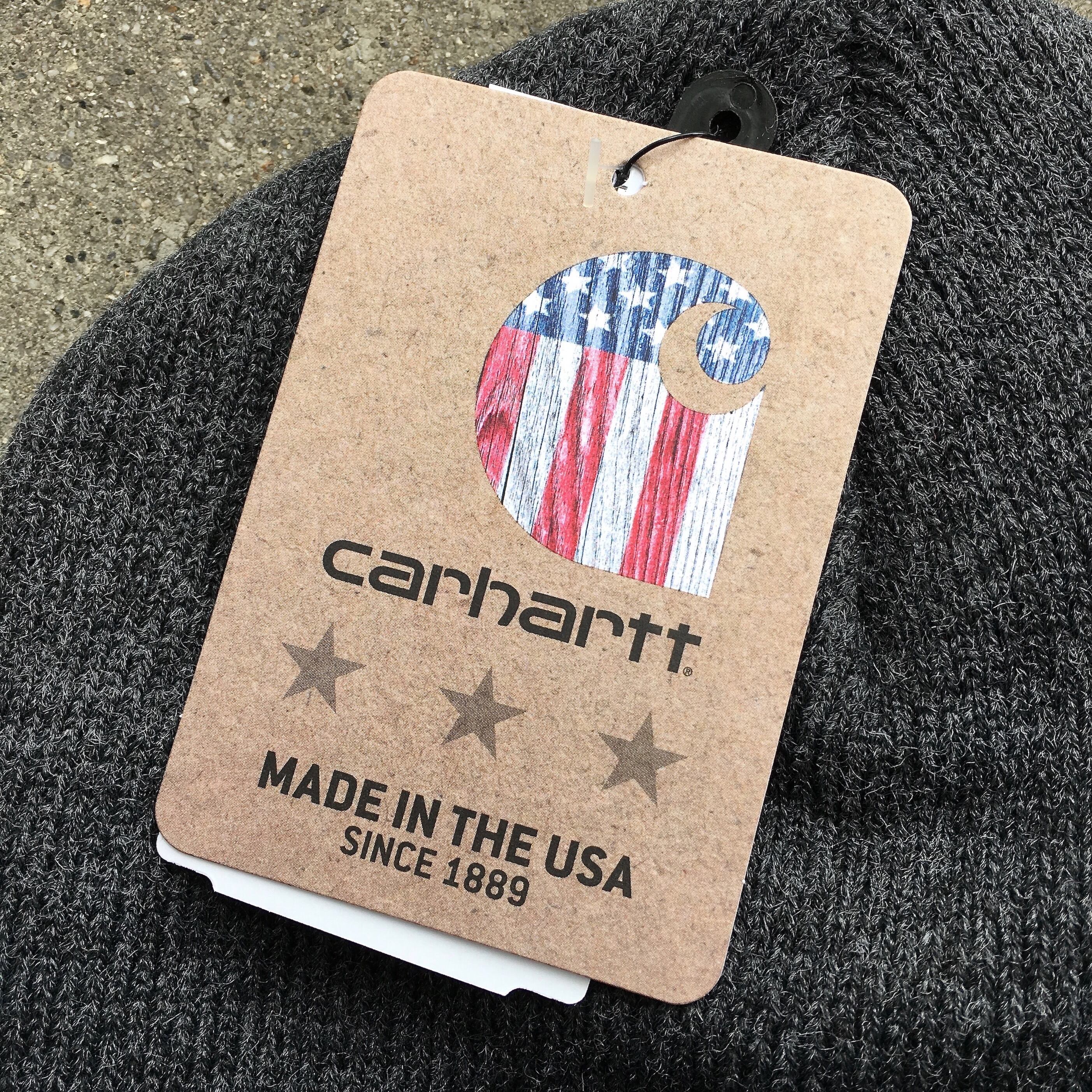 CARHARTT A164 KNIT HAT WITH VISOR W E L C O