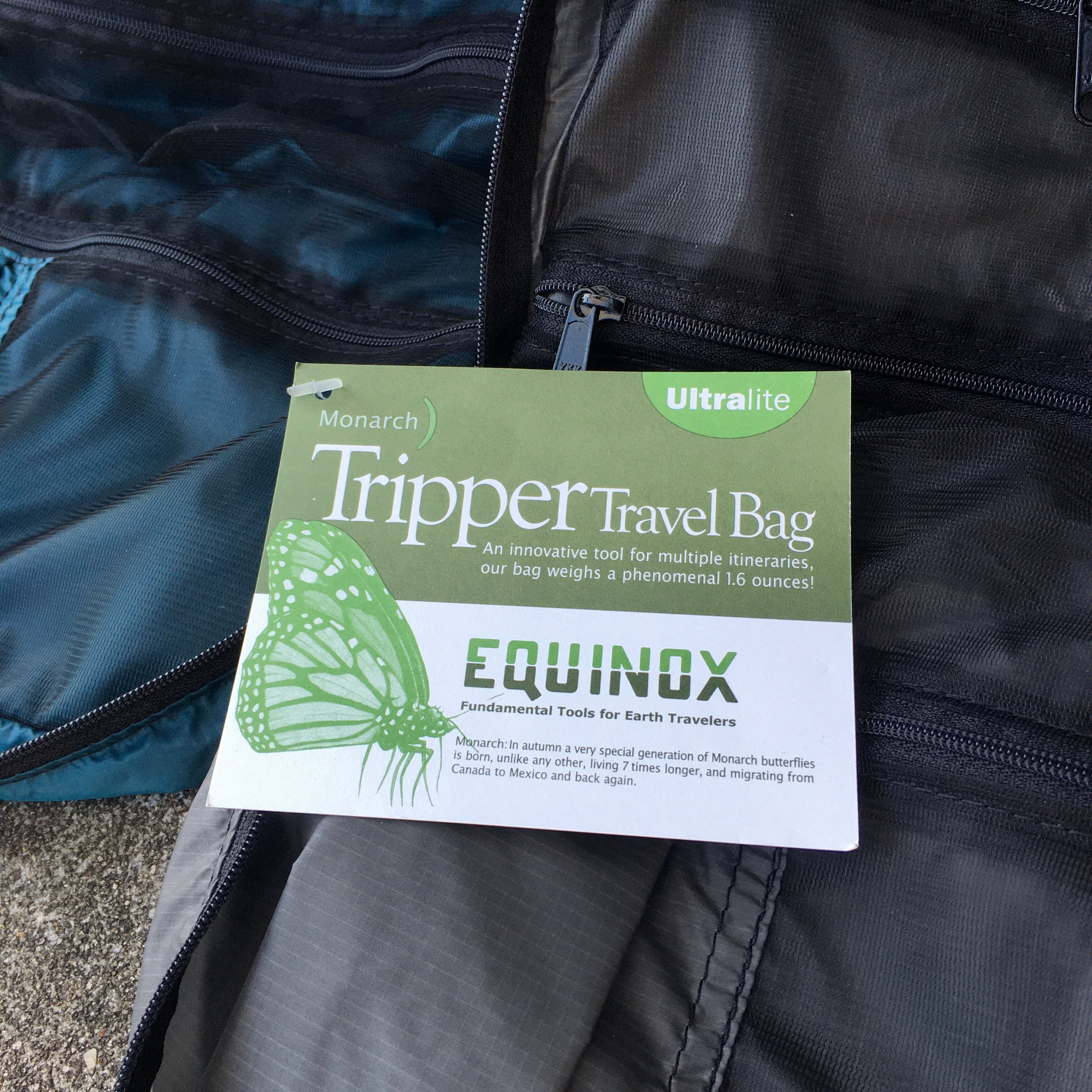 EQUINOX : Ultralite Manarch Ultralite Travel bag | W E L C O