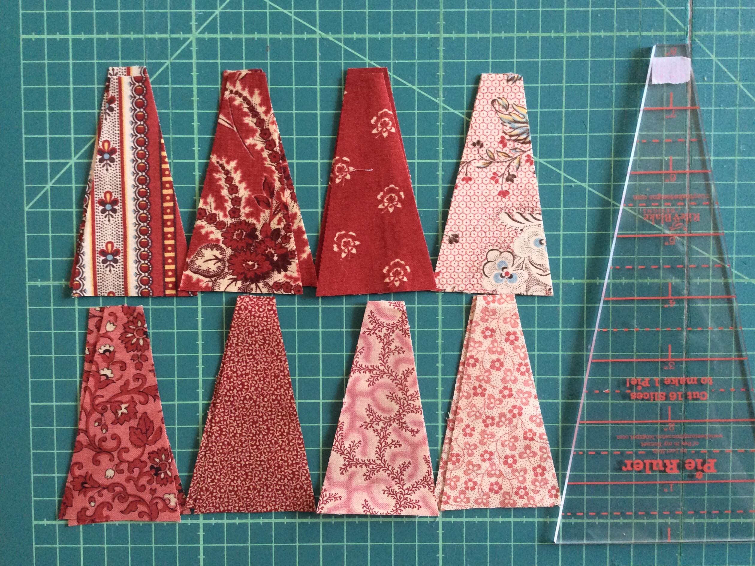 Pie Ruler でドレスデンプレートを作ります。 | Moda fabrics 輸入生地
