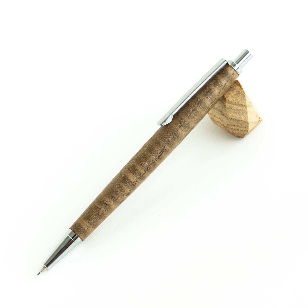 MV 鉄刀木(たがやさん) 0.5mmシャープペンシル 木軸シャーペン】ケヤキ （欅） 上杢（特上） / 0.5mmシャープ