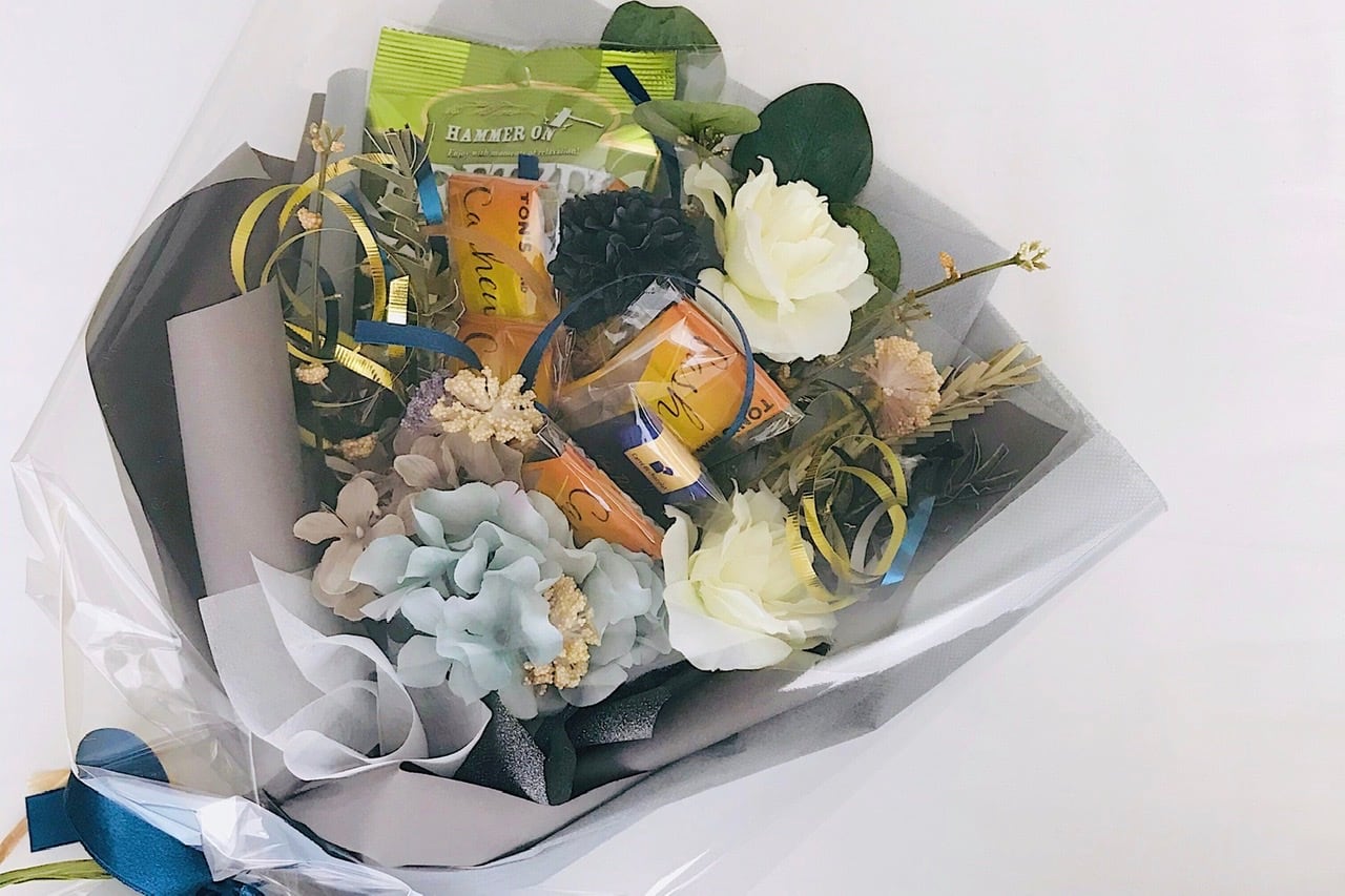 おつまみブーケ ギフトブーケ 結婚式 誕生日 プレゼント お菓子ブーケ おつまみブーケ 結婚式 ブーケトス プレゼント 4-28
