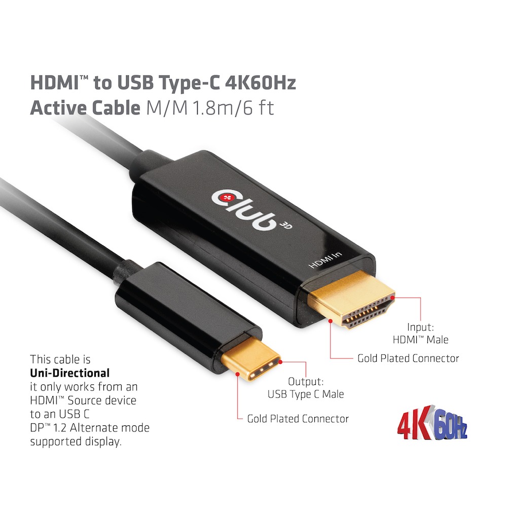 新製品】HDMI to USB Type-C 4K60Hz Active Cableのご紹介 | BearHouse