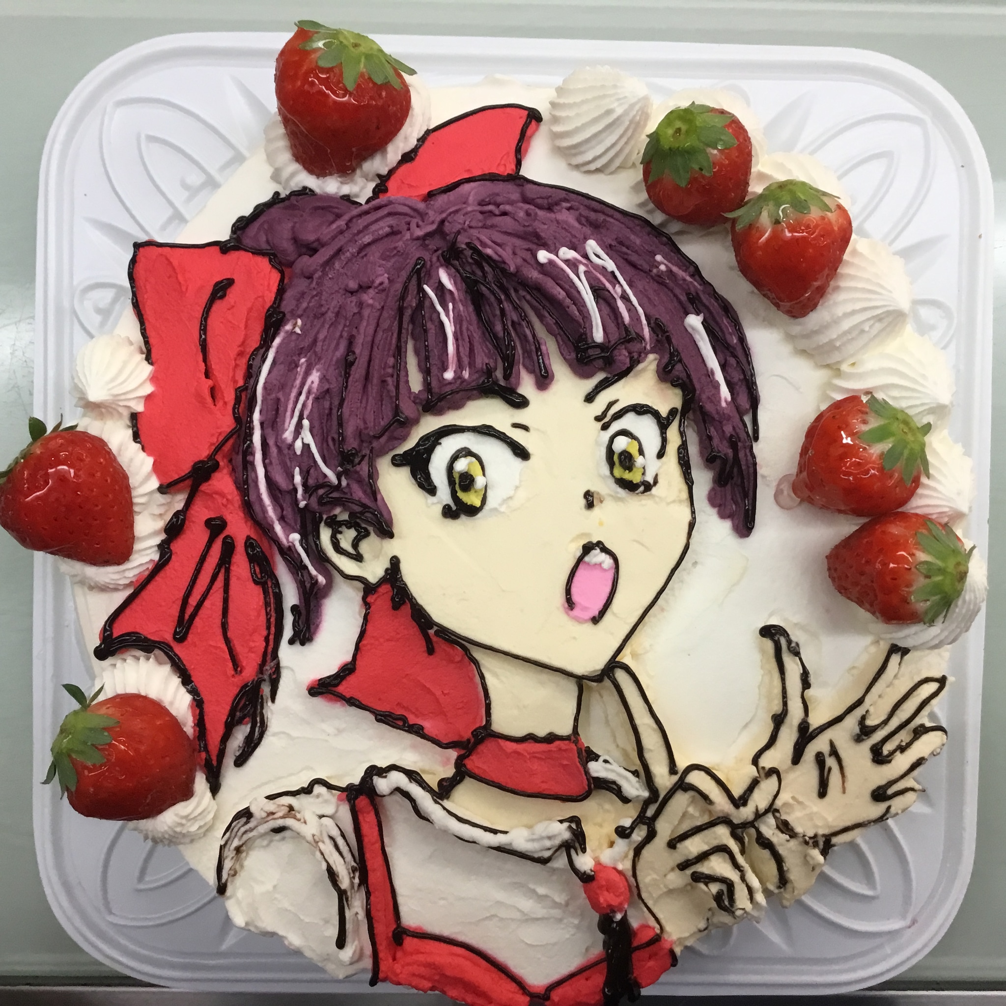 本日のキャラクターケーキ お菓子の雲仙堂
